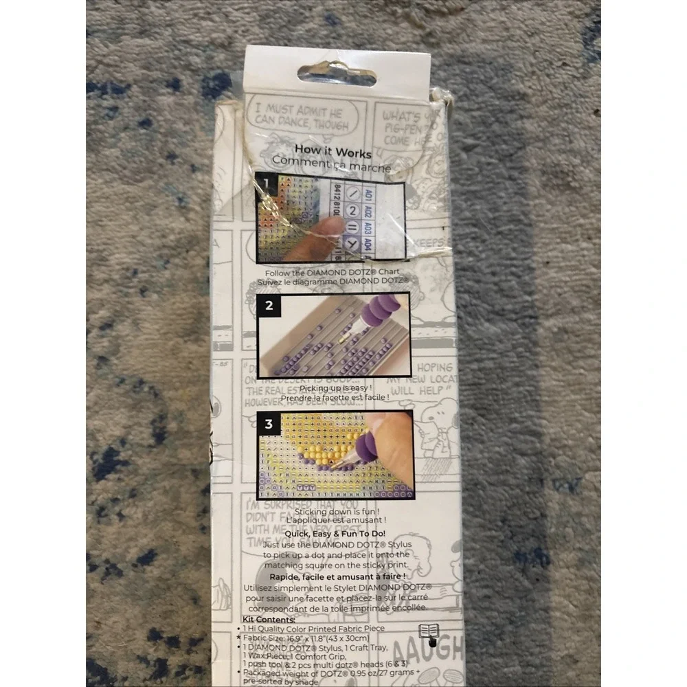 Peanuts Snoopy My Pal Woodstock Diamond Dotz Art Kit DD4.352 NEW